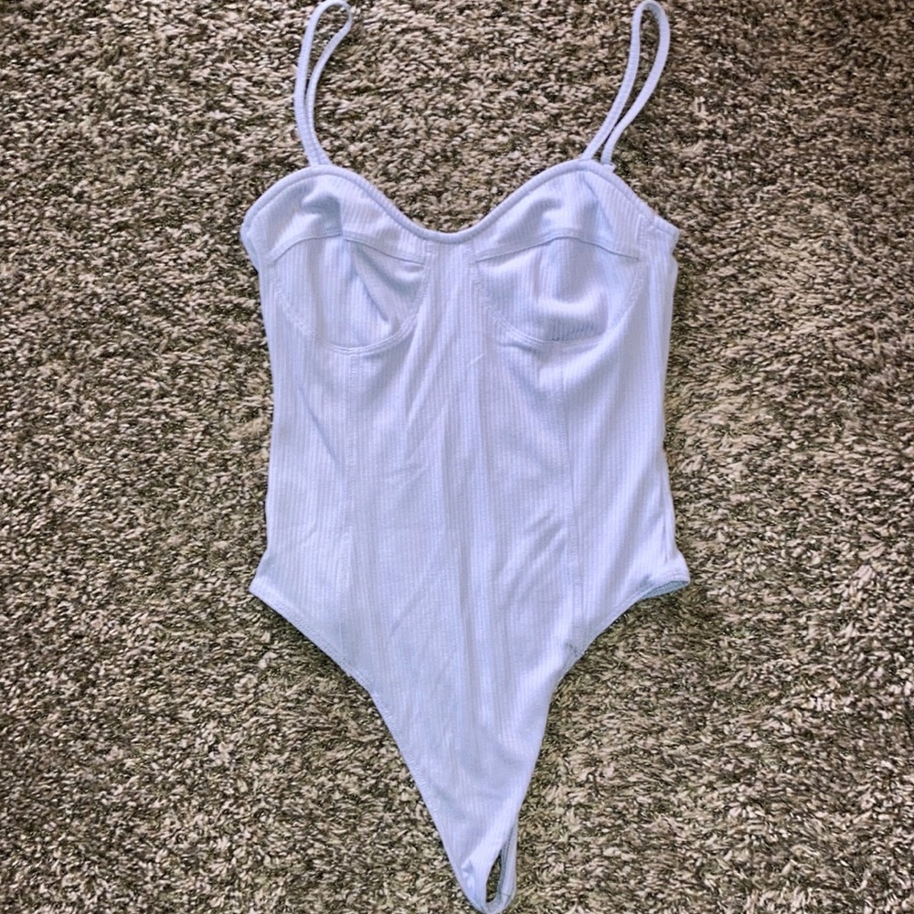 Light purple body suit
